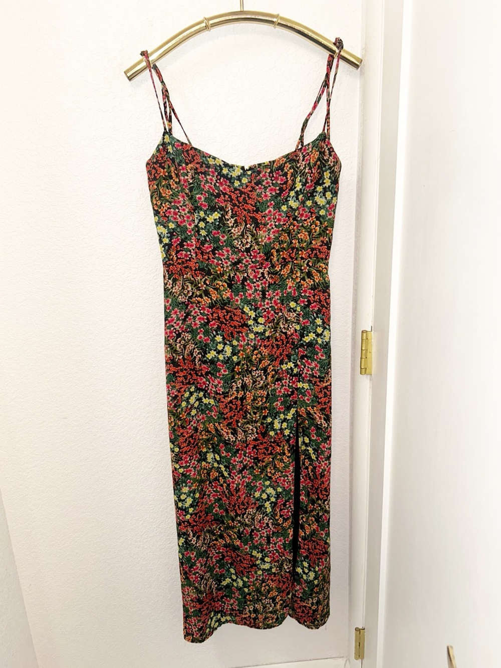 PARK & FIFTH The Willow Dress in Midnight Garden Floral VALENCIA SZ: Large